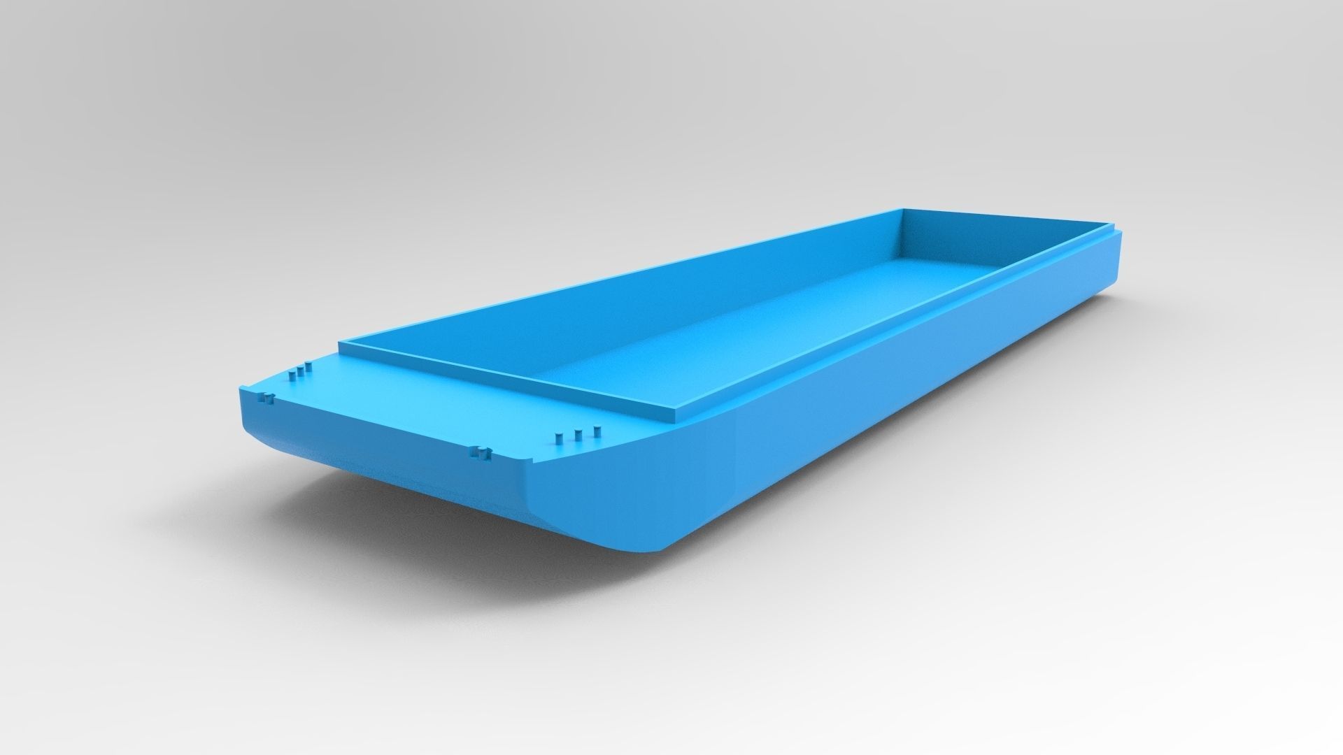 Barge Ship 3d print 3D print model_1