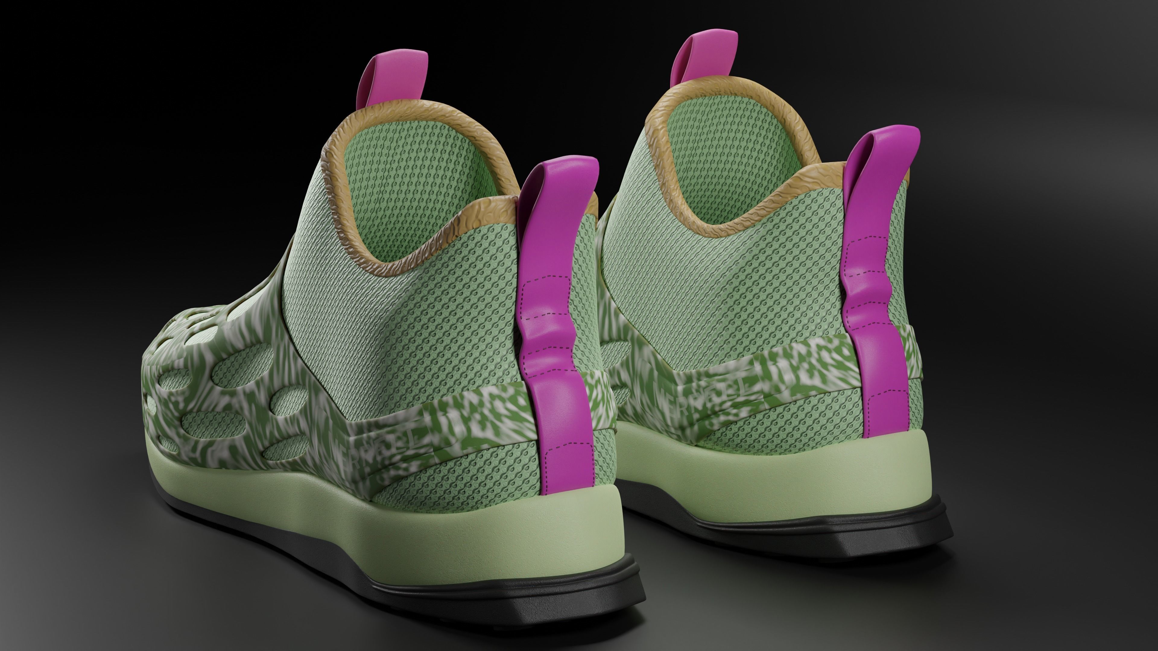 shoes - Merrell - Hydro Runner Mid GORE-TEX 3D model_3