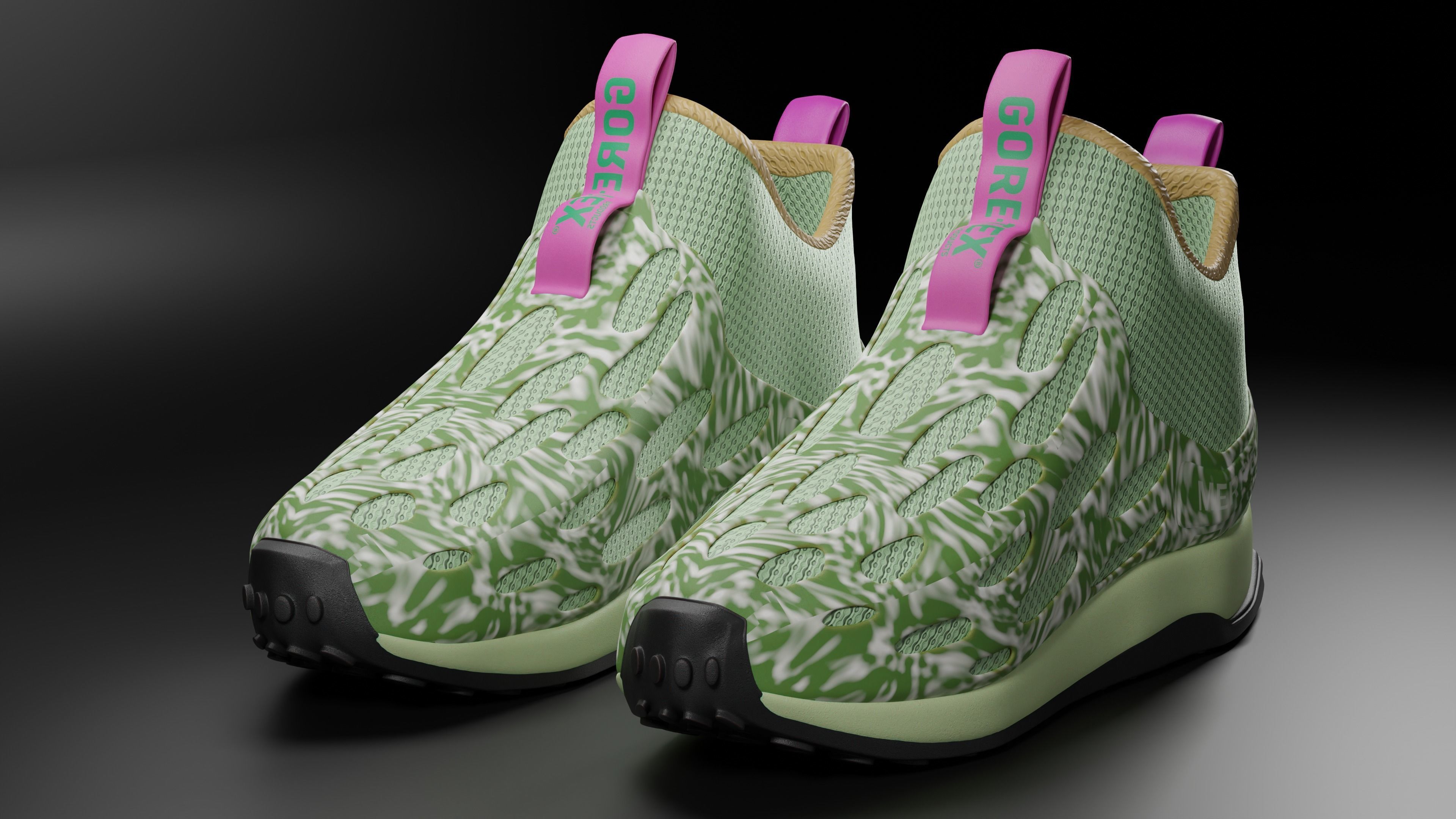 shoes - Merrell - Hydro Runner Mid GORE-TEX 3D model_2