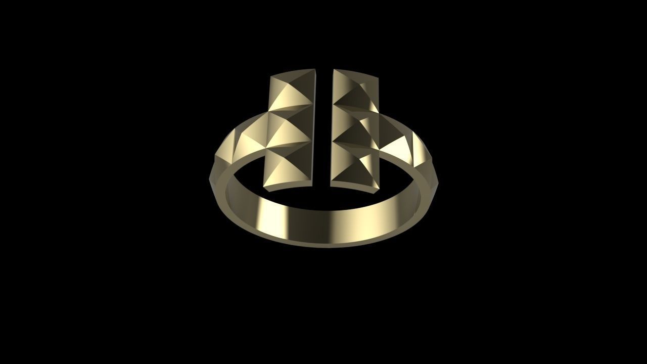 Tiffany ring T style RC-004 3D print model_8