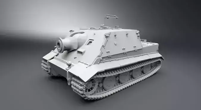 Strum Tiger scale model