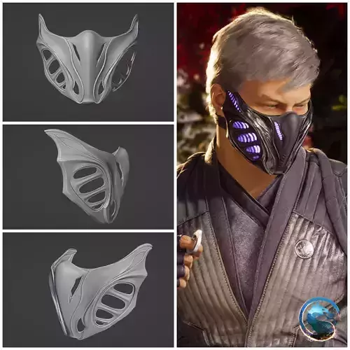 Smoke mask from MK1 - Shrouded in Mystery 3D print model