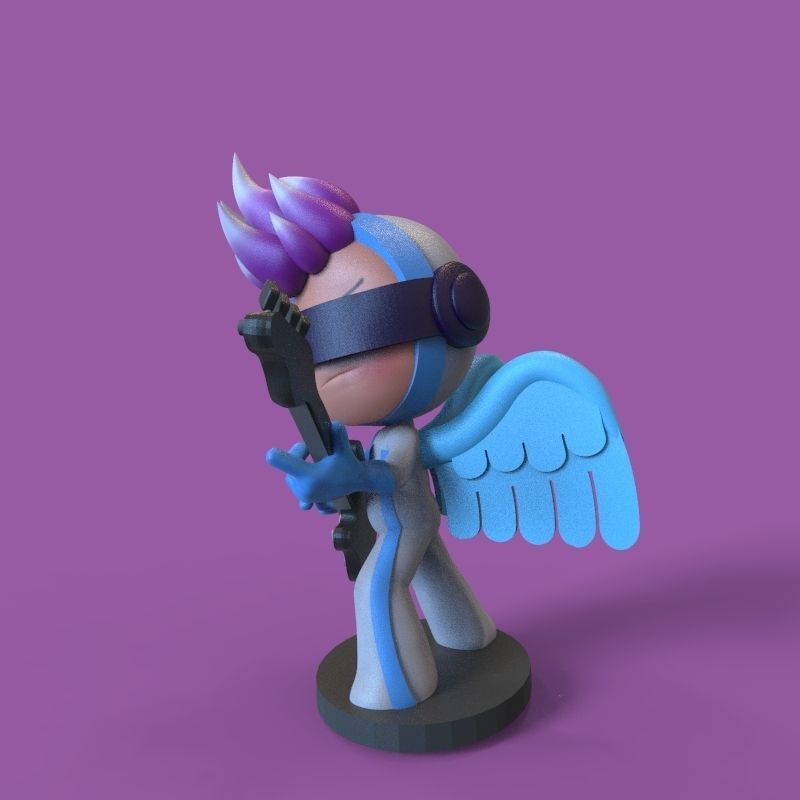 Pink endorphin from yumis cells 3D print model_25