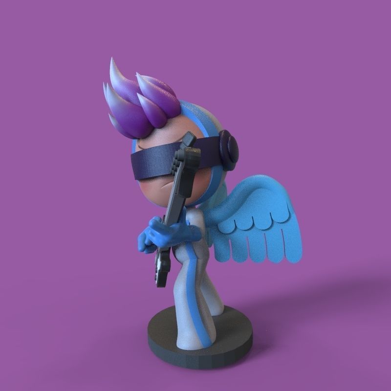 Pink endorphin from yumis cells 3D print model_16