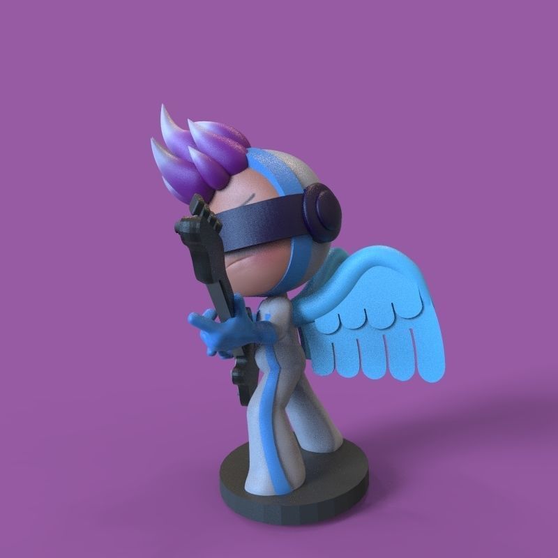 Pink endorphin from yumis cells 3D print model_24