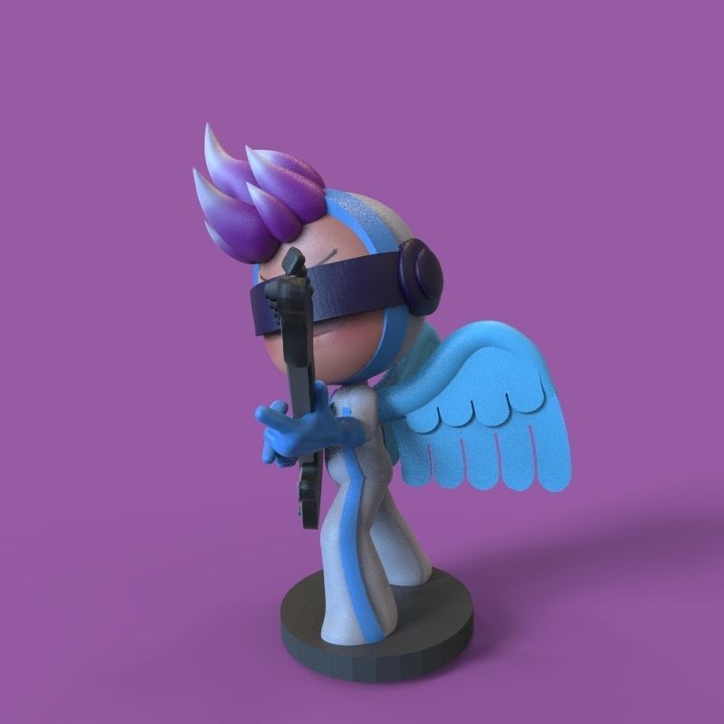 Pink endorphin from yumis cells 3D print model_20