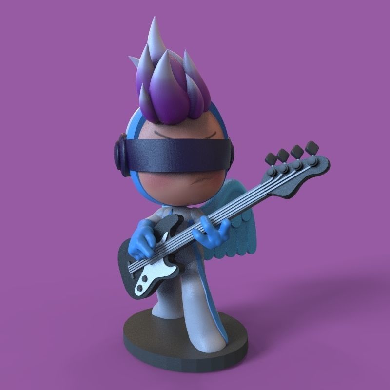 Pink endorphin from yumis cells 3D print model_27