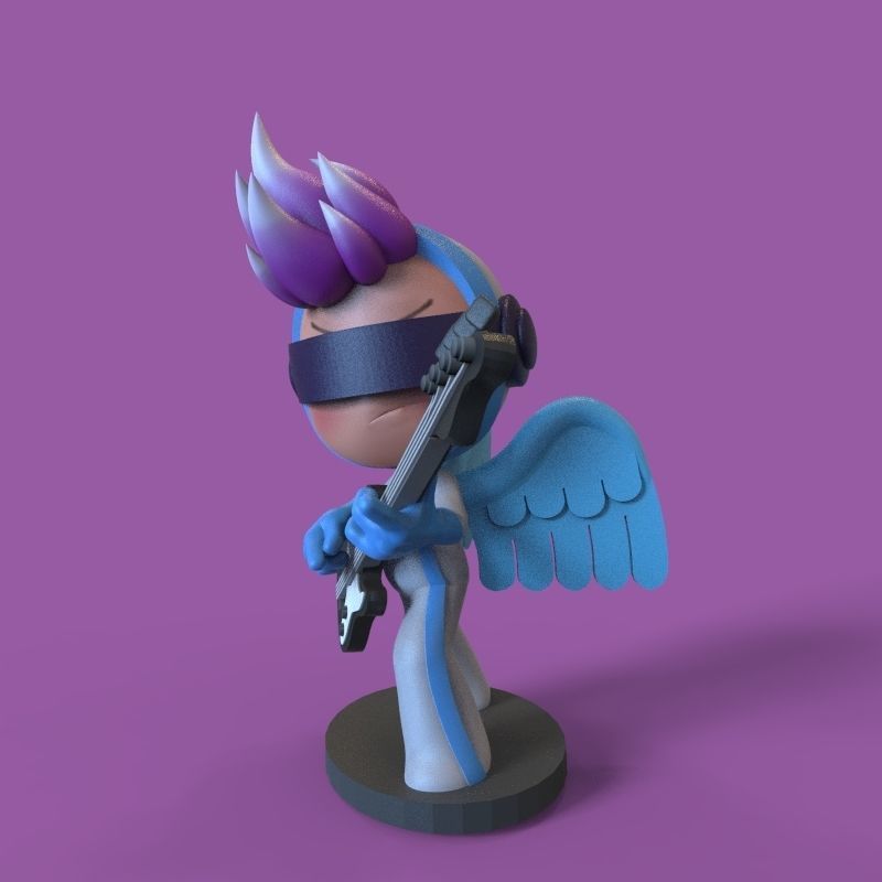 Pink endorphin from yumis cells 3D print model_13