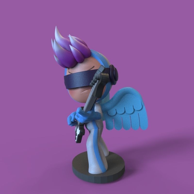 Pink endorphin from yumis cells 3D print model_14