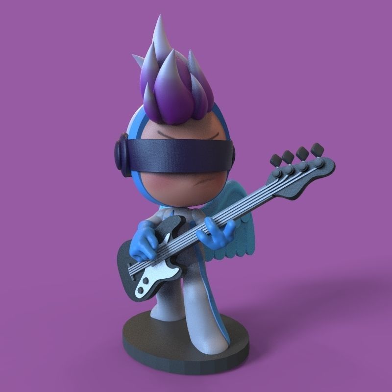 Pink endorphin from yumis cells 3D print model_26