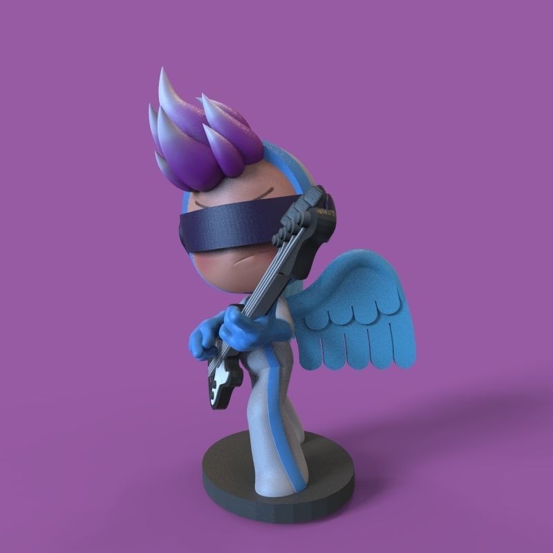 Pink endorphin from yumis cells 3D print model_11