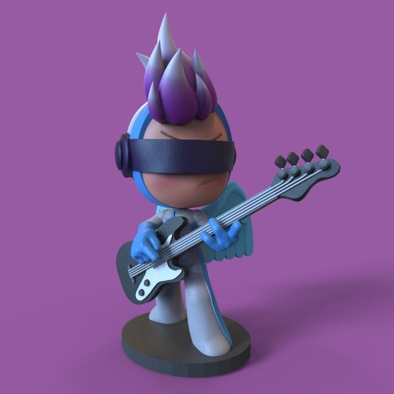 Pink endorphin from yumis cells 3D print model_23