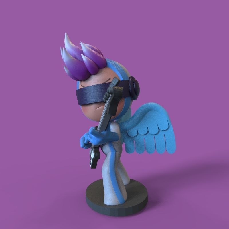 Pink endorphin from yumis cells 3D print model_15