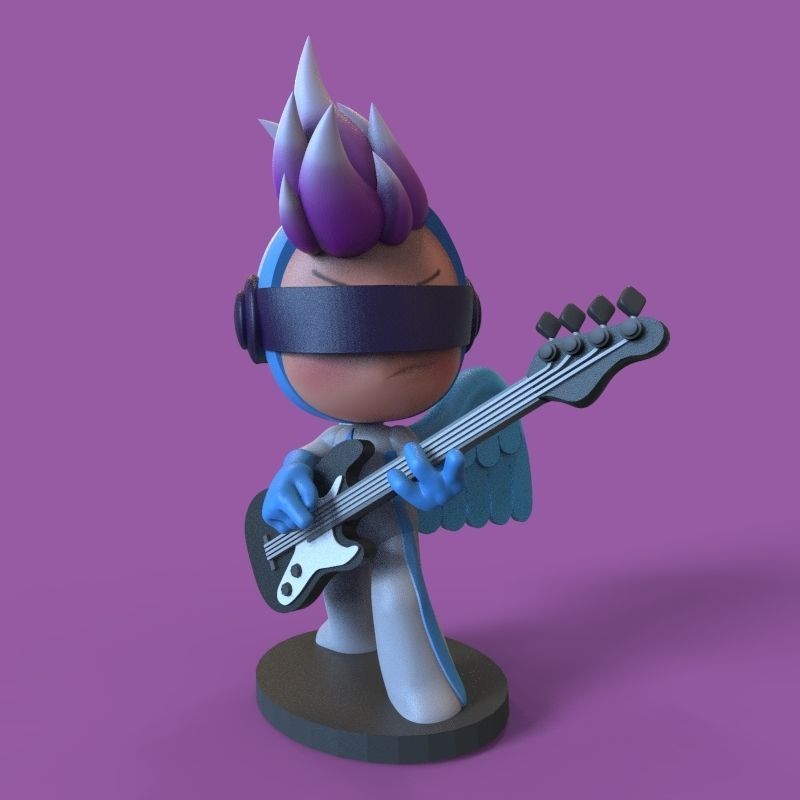 Pink endorphin from yumis cells 3D print model_28