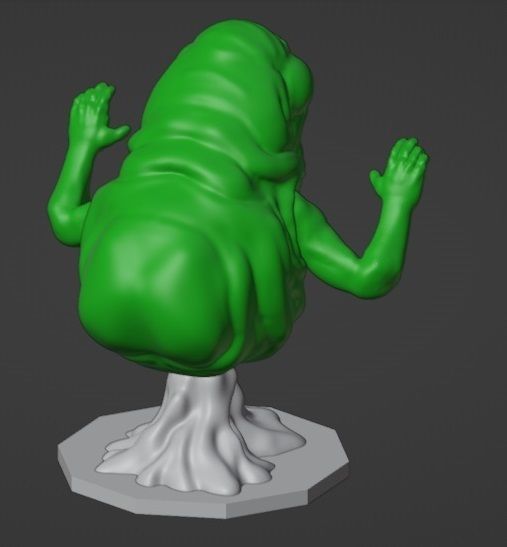 Slimer Ghostbusters 3D print model_2