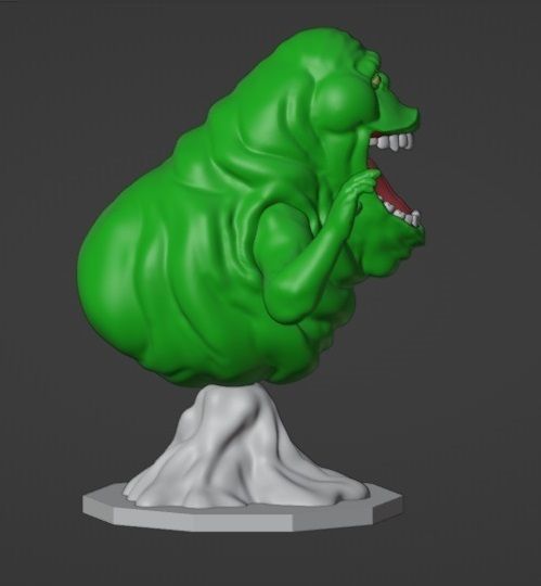 Slimer Ghostbusters 3D print model_1