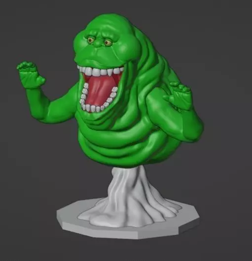 Slimer Ghostbusters 3D print model_0