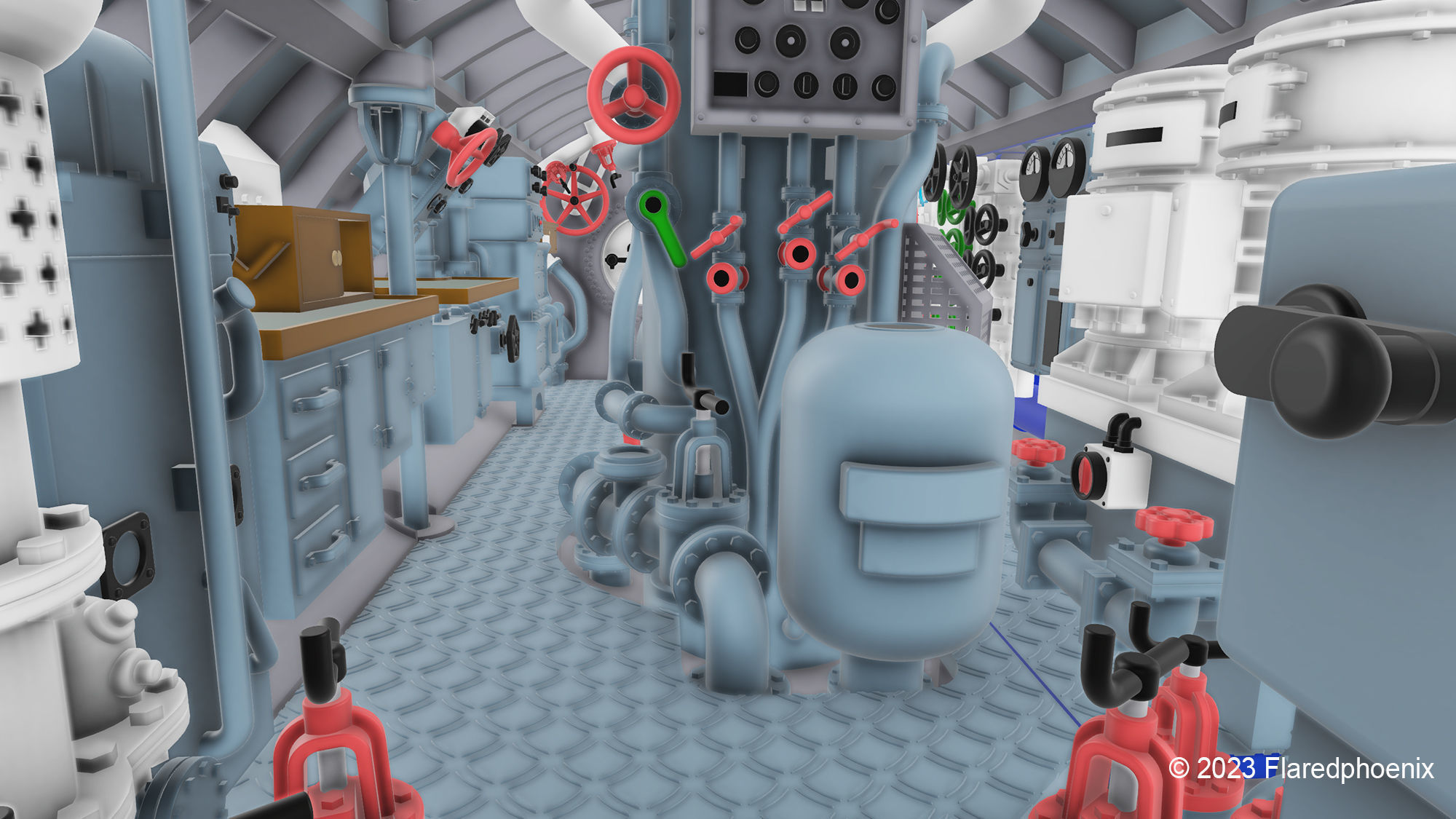U-Boot Typ VII-C Interior 3D model 3D printable | CGTrader