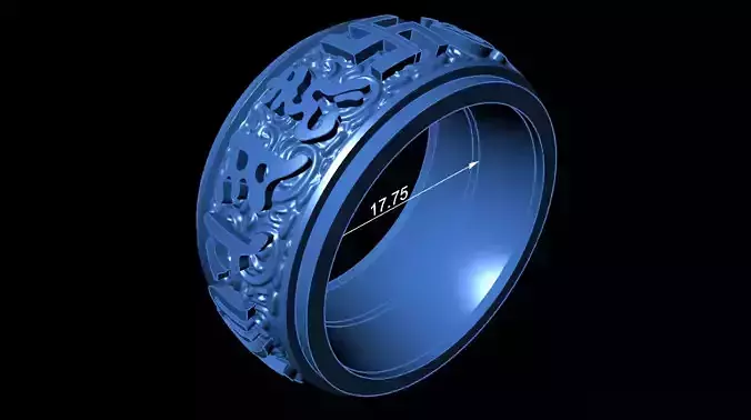 Om Mani Padme Hum Ring