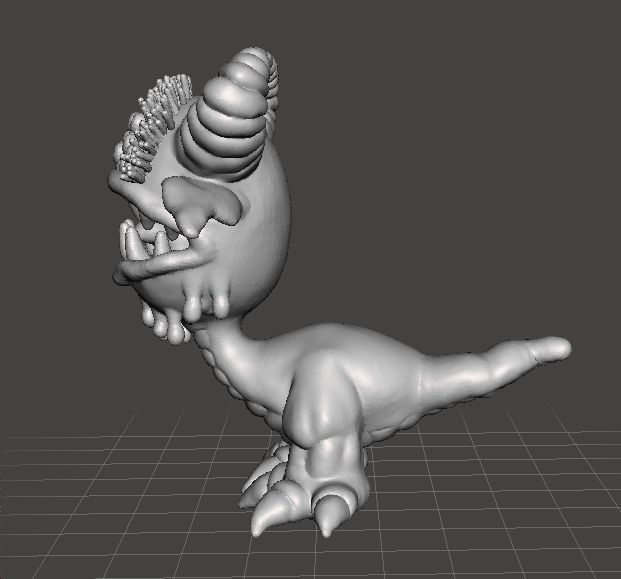 THE BLACK BEAST OF AAAAAARGGHH FIGURE MODEL WARGAMES RPG DND 3D print model_2