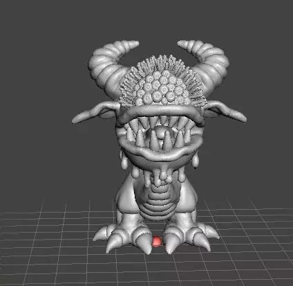 THE BLACK BEAST OF AAAAAARGGHH FIGURE MODEL WARGAMES RPG DND 3D print model_0