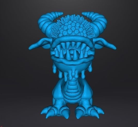 THE BLACK BEAST OF AAAAAARGGHH FIGURE MODEL WARGAMES RPG DND 3D print model_5