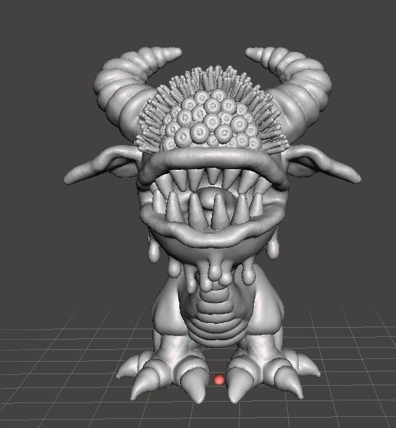 THE BLACK BEAST OF AAAAAARGGHH FIGURE MODEL WARGAMES RPG DND 3D print model_1