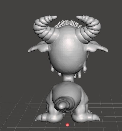 THE BLACK BEAST OF AAAAAARGGHH FIGURE MODEL WARGAMES RPG DND 3D print model_3