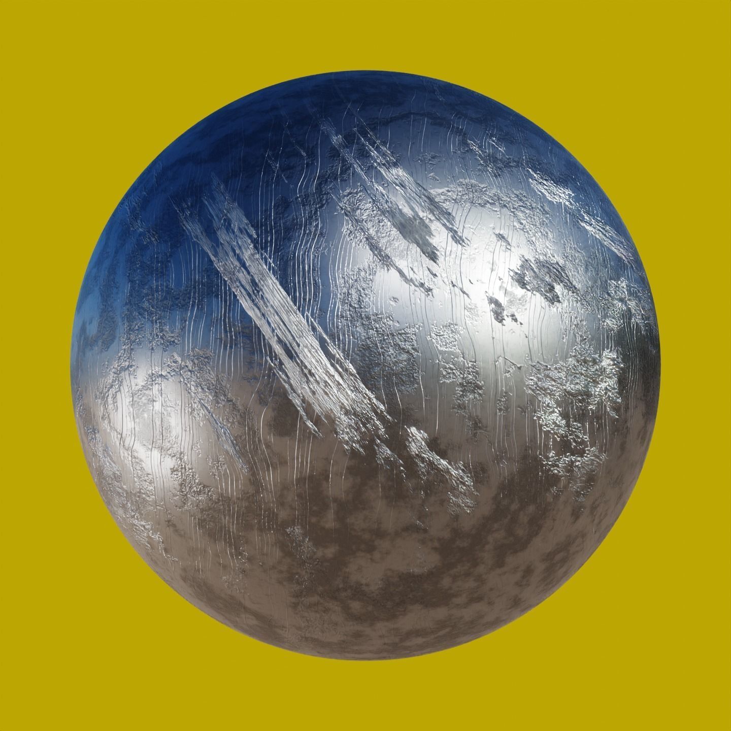 Procedural Scratched Metal Material Texture_5