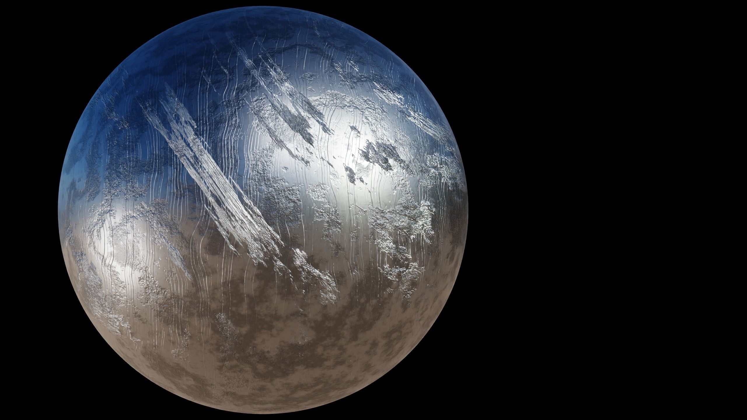 Procedural Scratched Metal Material Texture_6