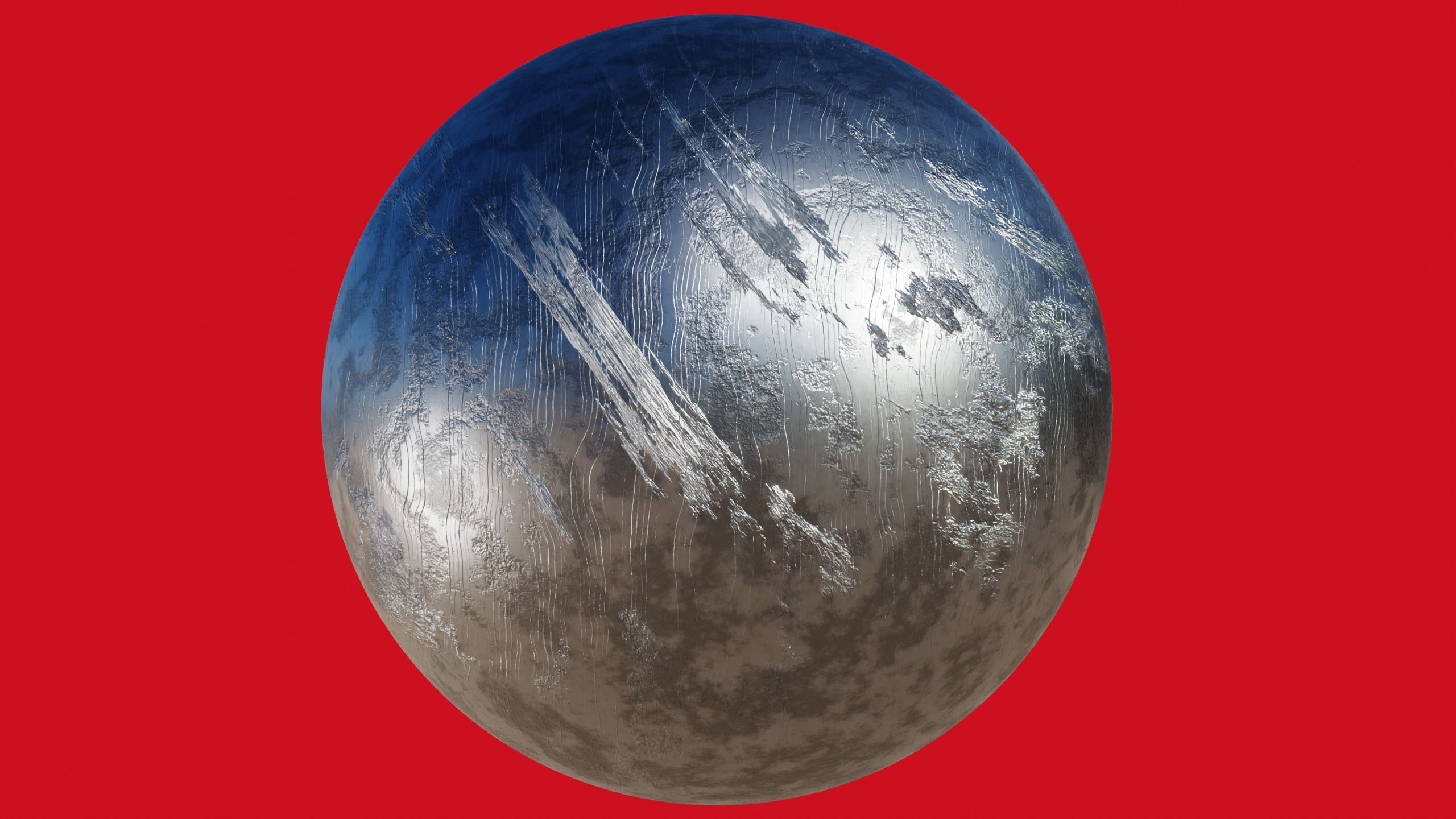 Procedural Scratched Metal Material Texture_7