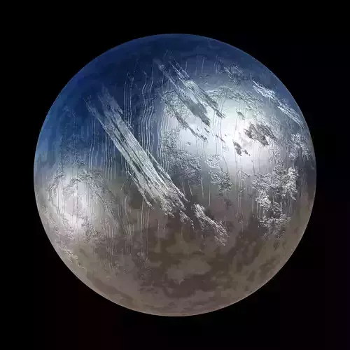 Procedural Scratched Metal Material