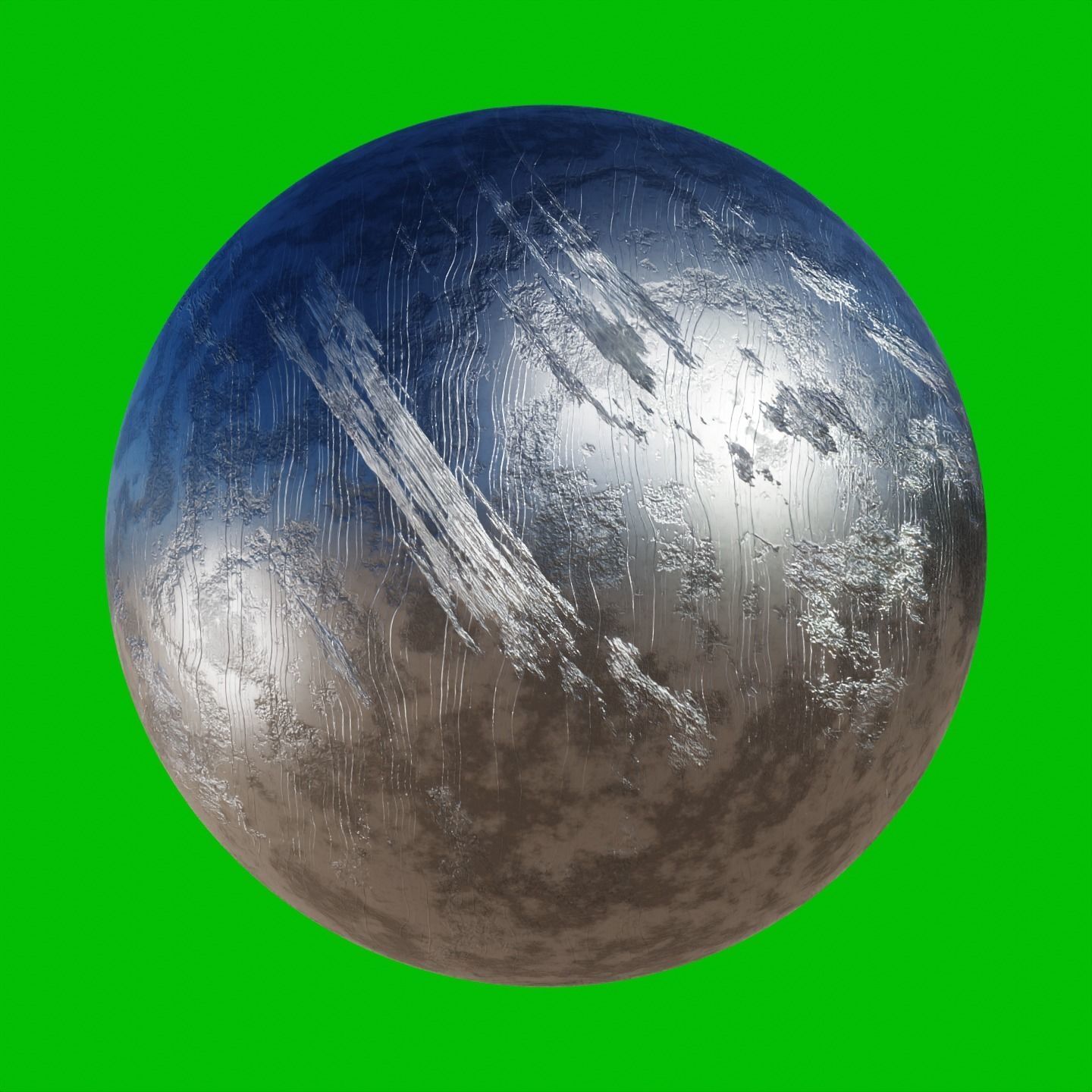 Procedural Scratched Metal Material Texture_4