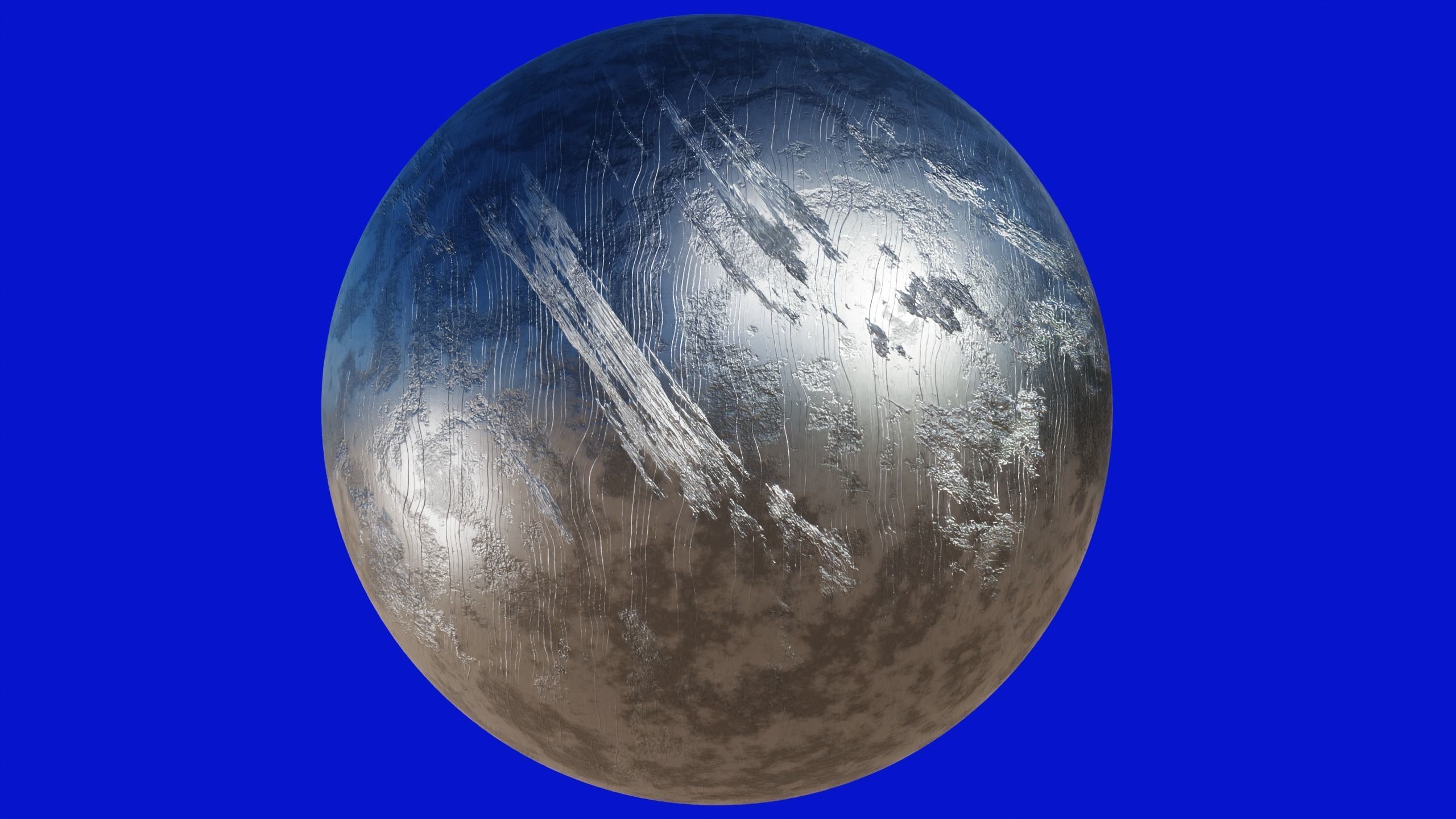 Procedural Scratched Metal Material Texture_8