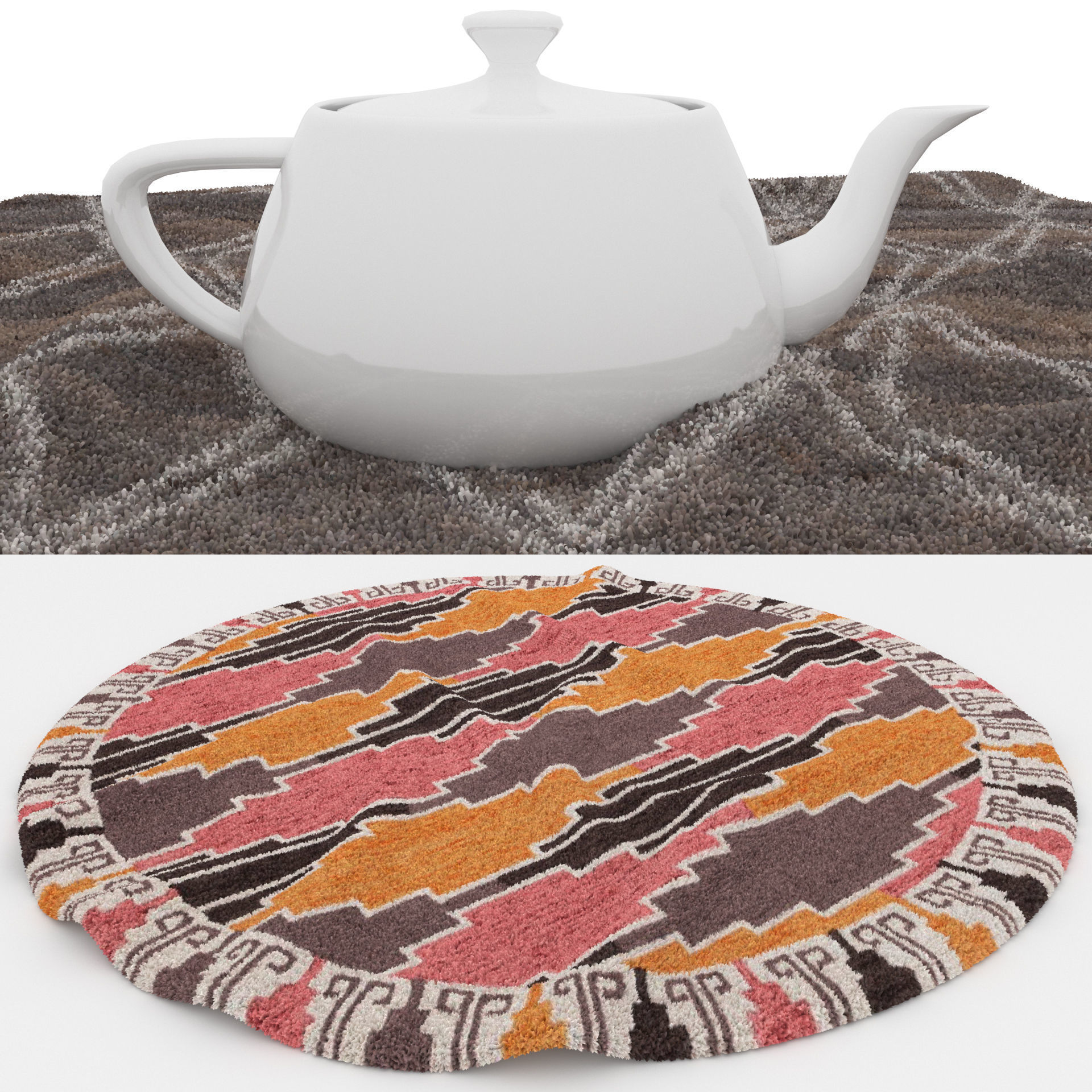 Rugs No 933 Low-poly 3D model_1