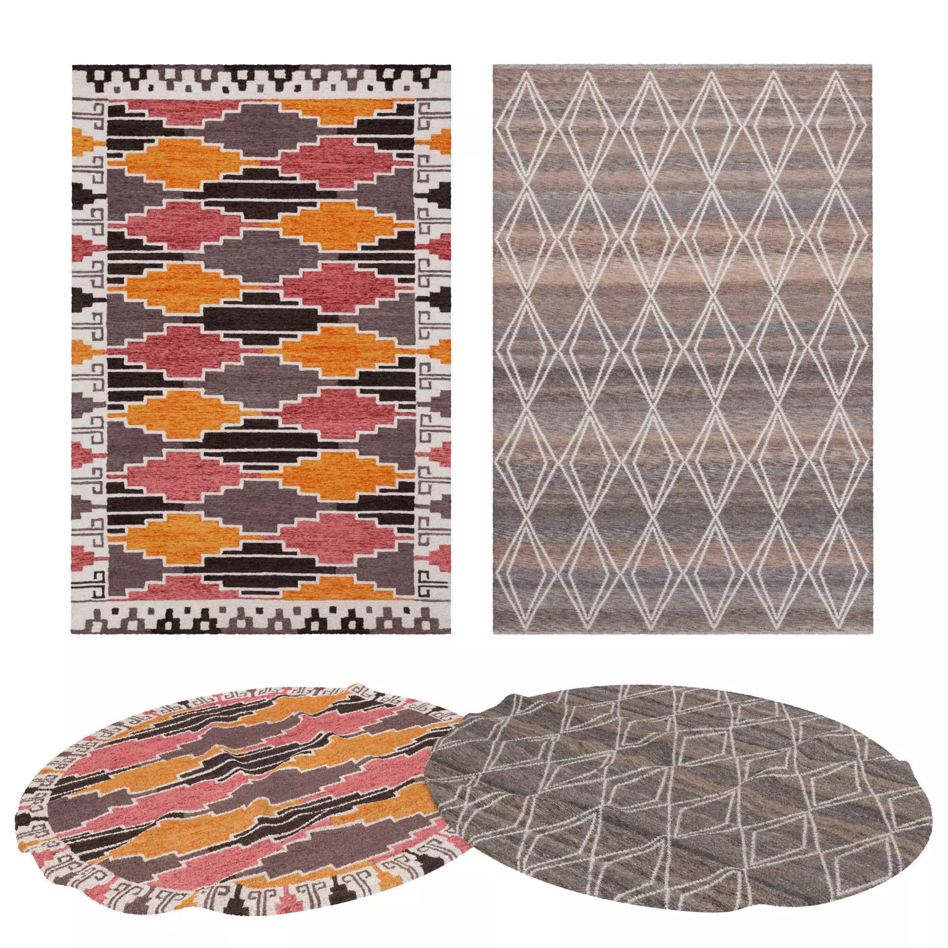 Rugs No 933 Low-poly 3D model_0