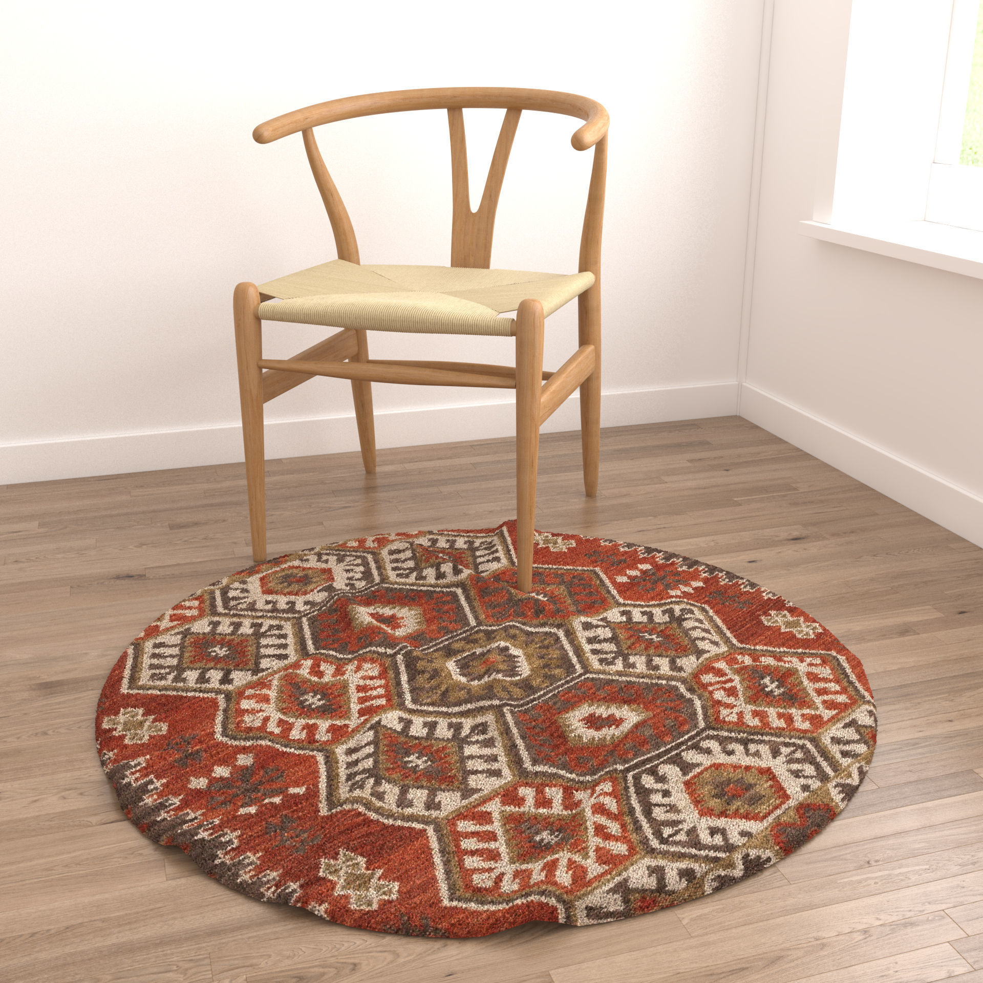 Rugs No 934 Low-poly 3D model_3