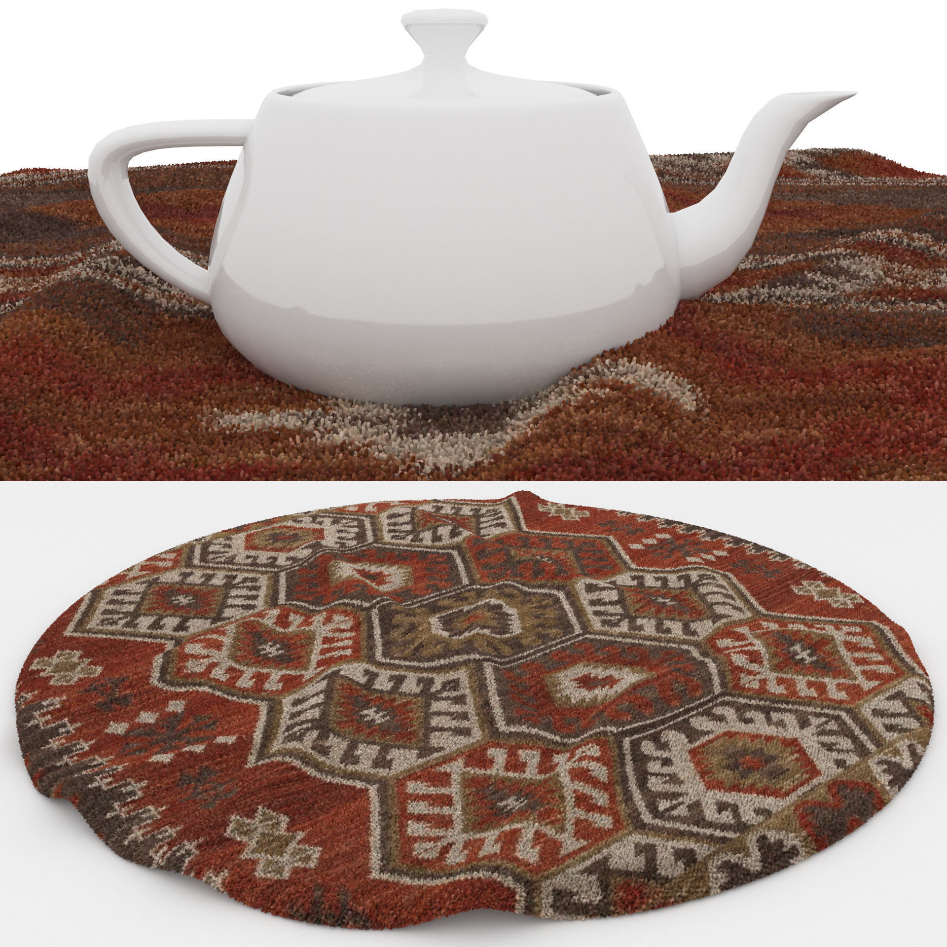 Rugs No 934 Low-poly 3D model_1