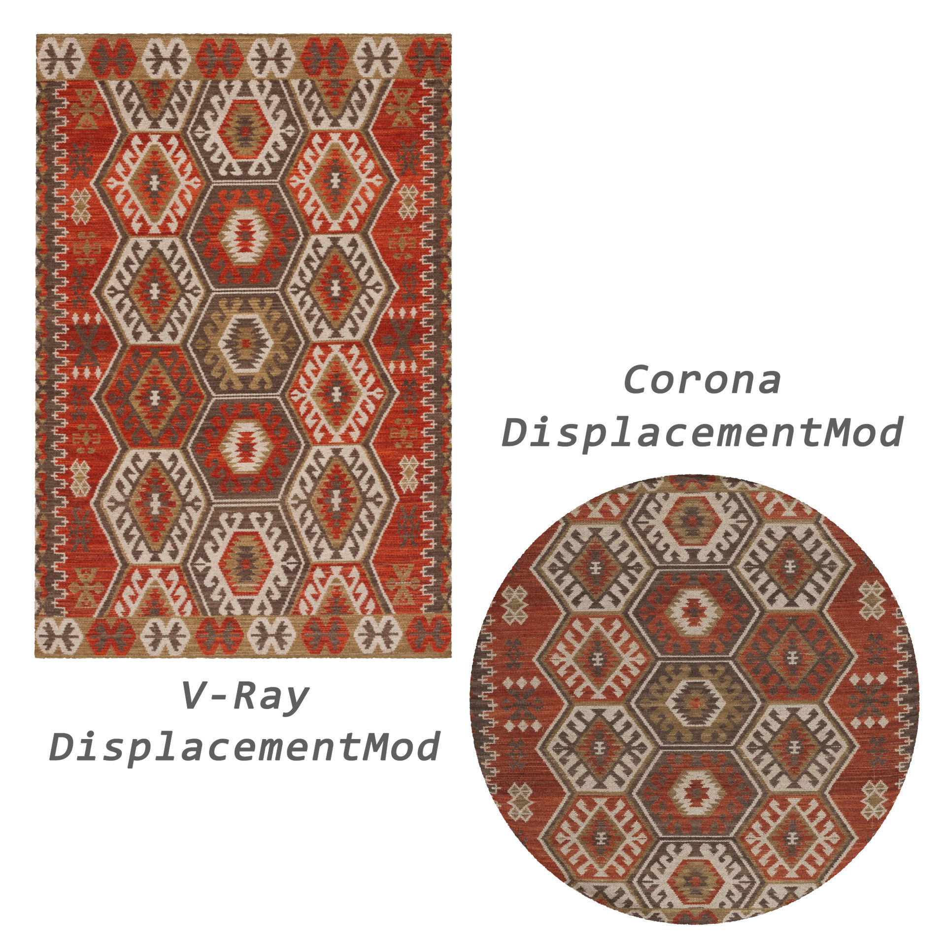 Rugs No 934 Low-poly 3D model_2