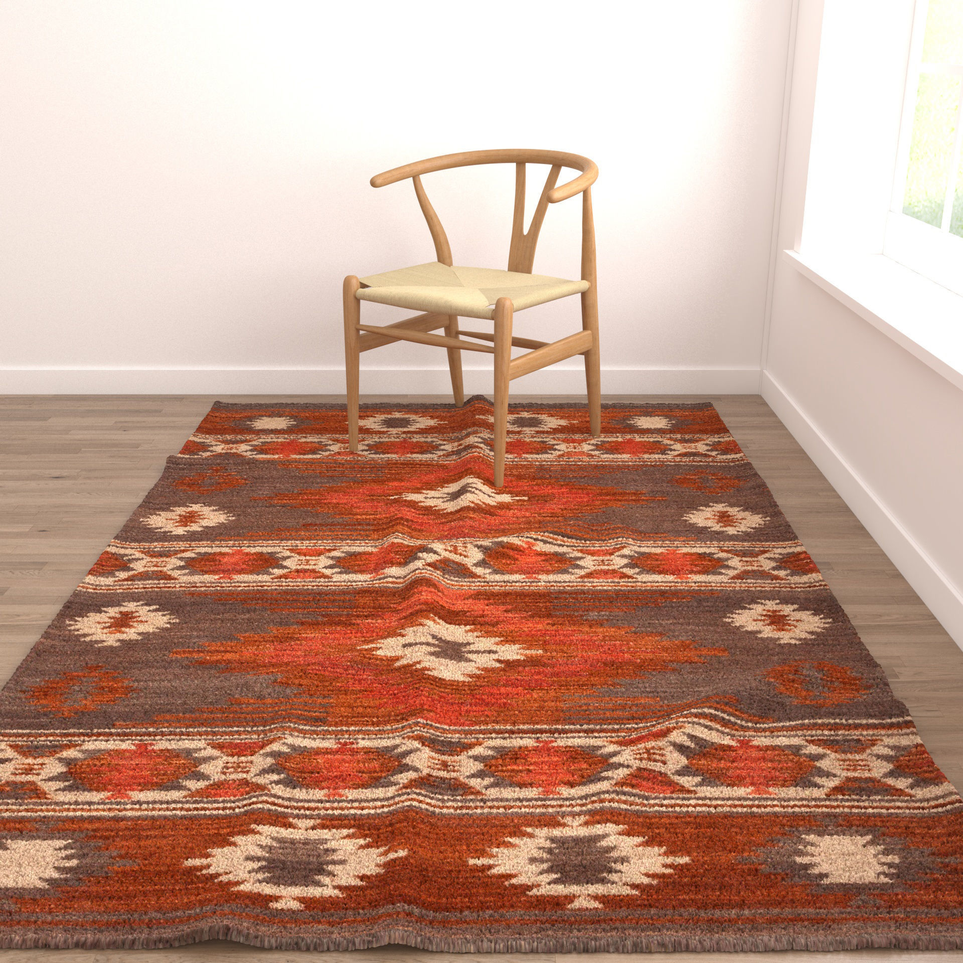 Rugs No 934 Low-poly 3D model_4