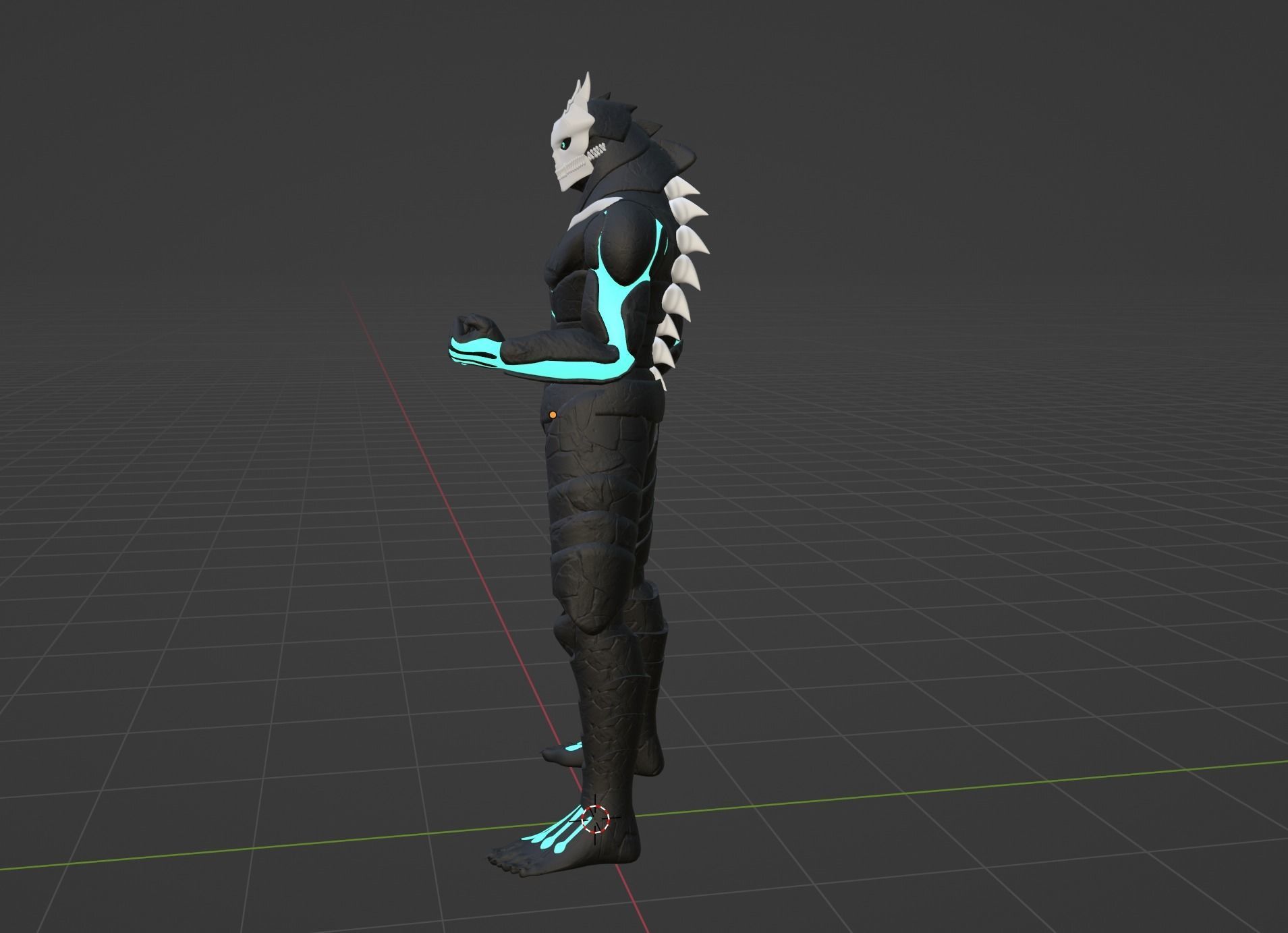 Kafka Hibino - Kaiju no8 3D model_7