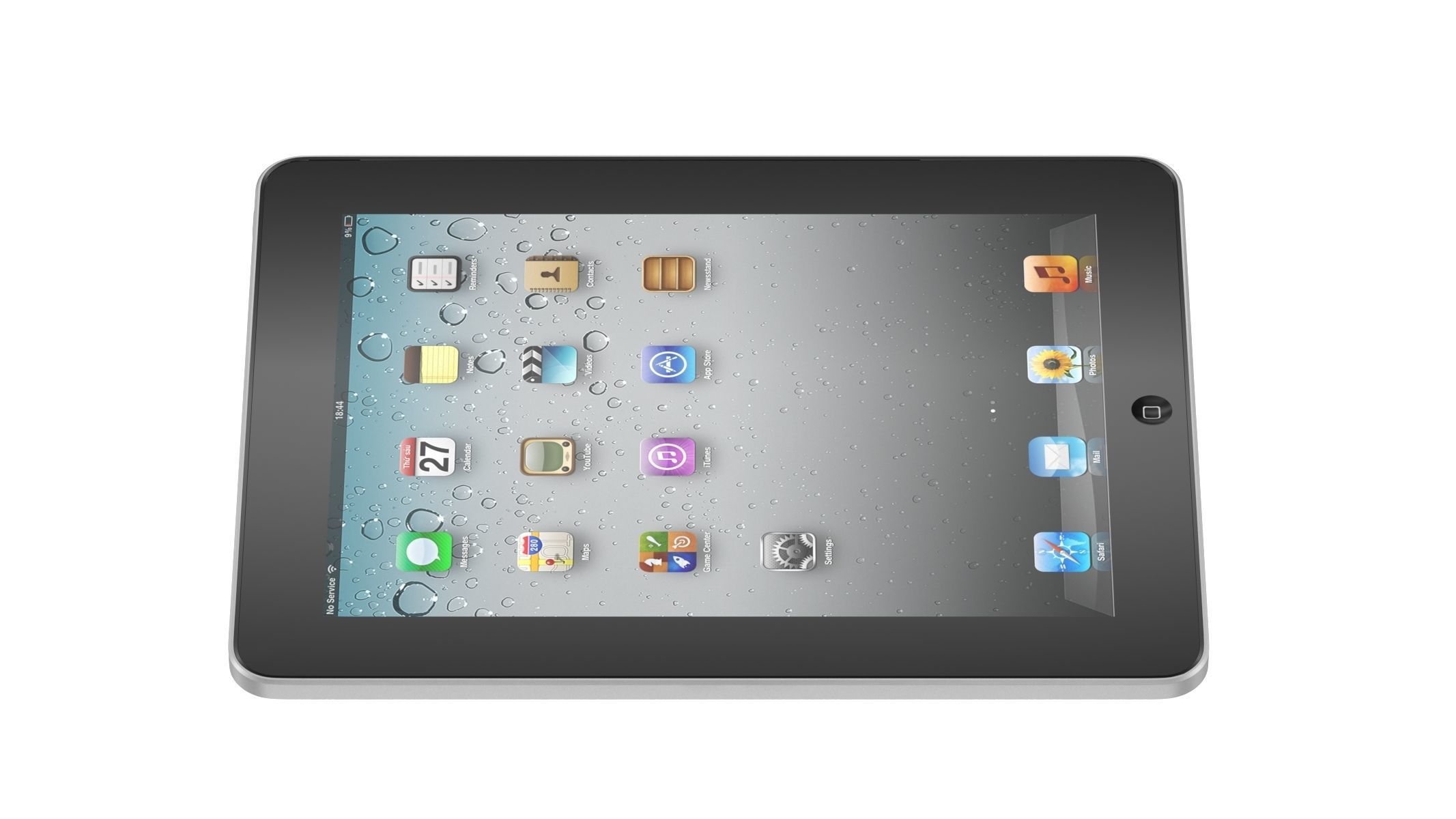 Apple iPad Wifi 3D model_3