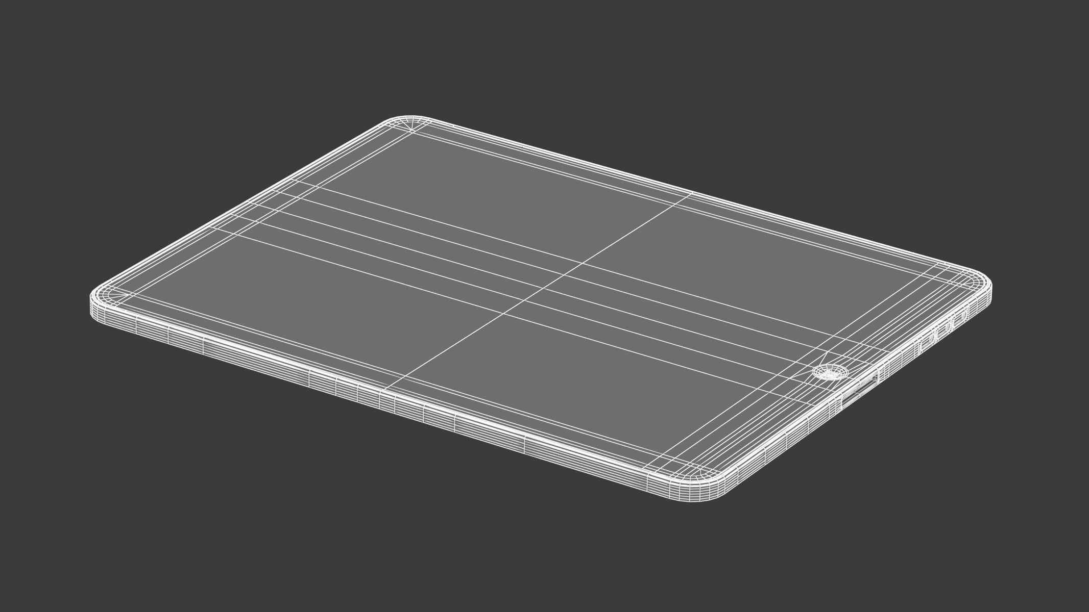 Apple iPad Wifi 3D model_14