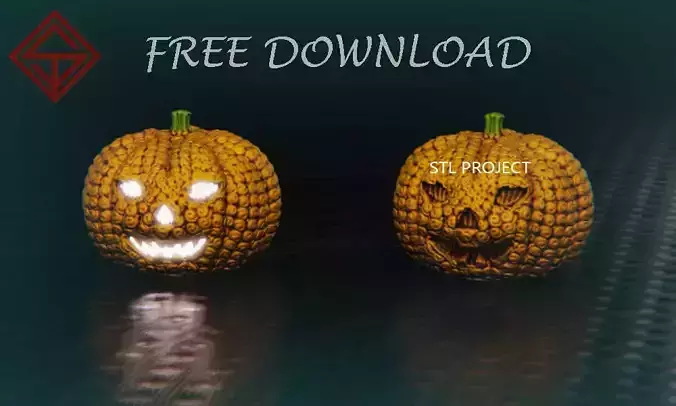 Halloween Pumpkin Free 3D print model