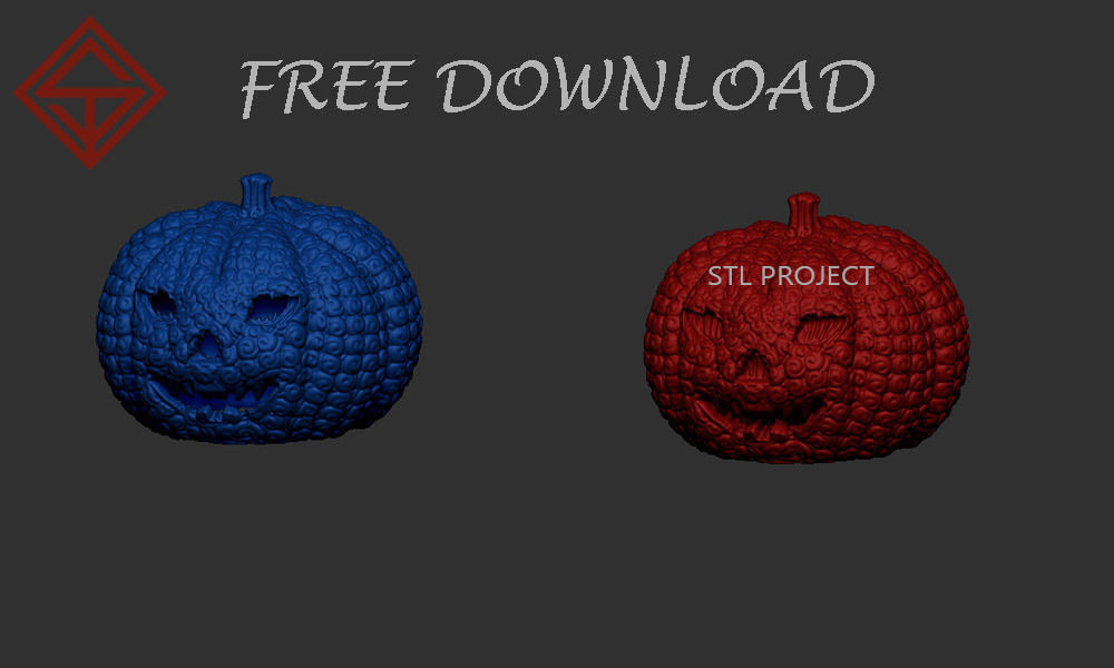 Halloween Pumpkin Free 3D print model_1