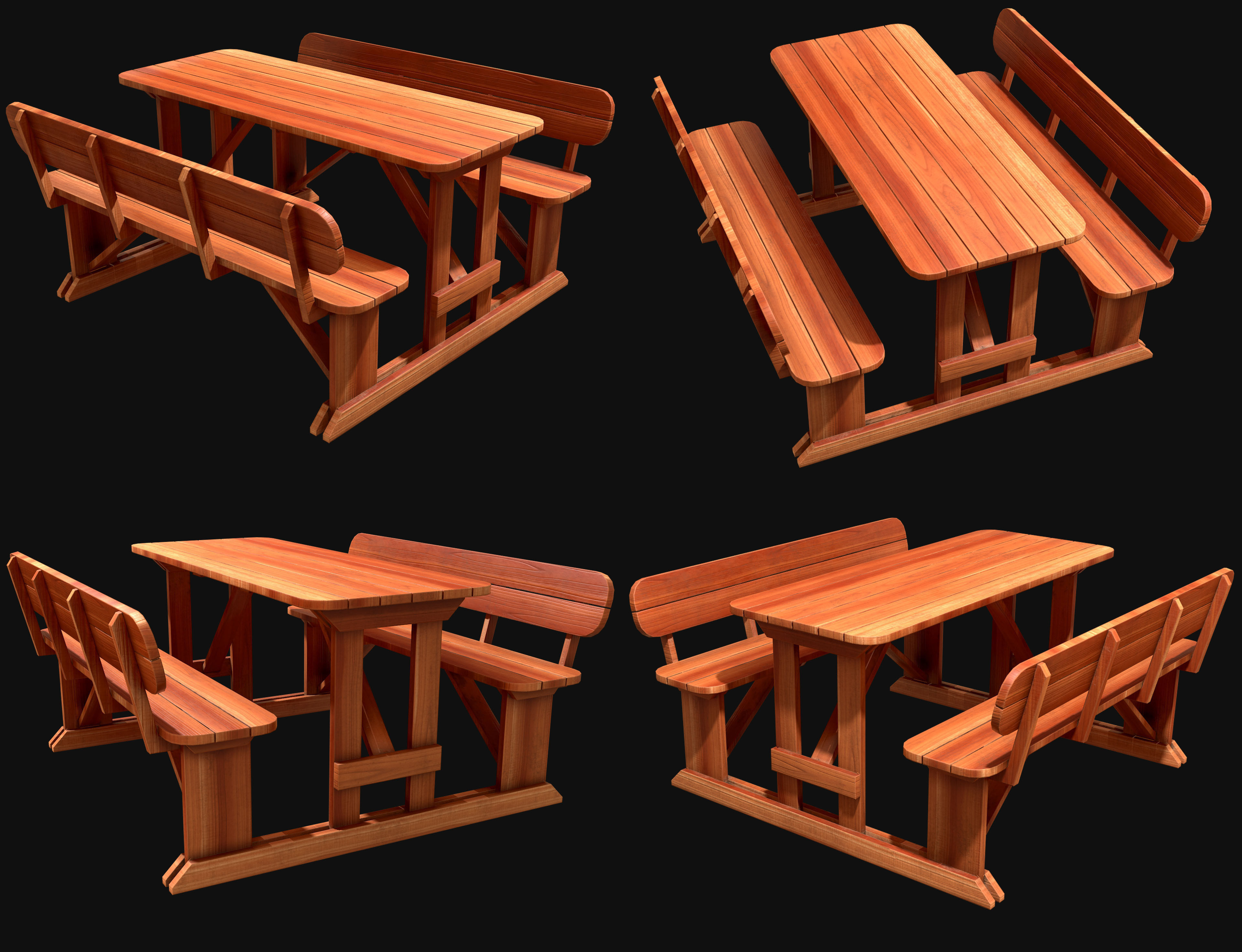 Picnic Bench Collection 1 _27