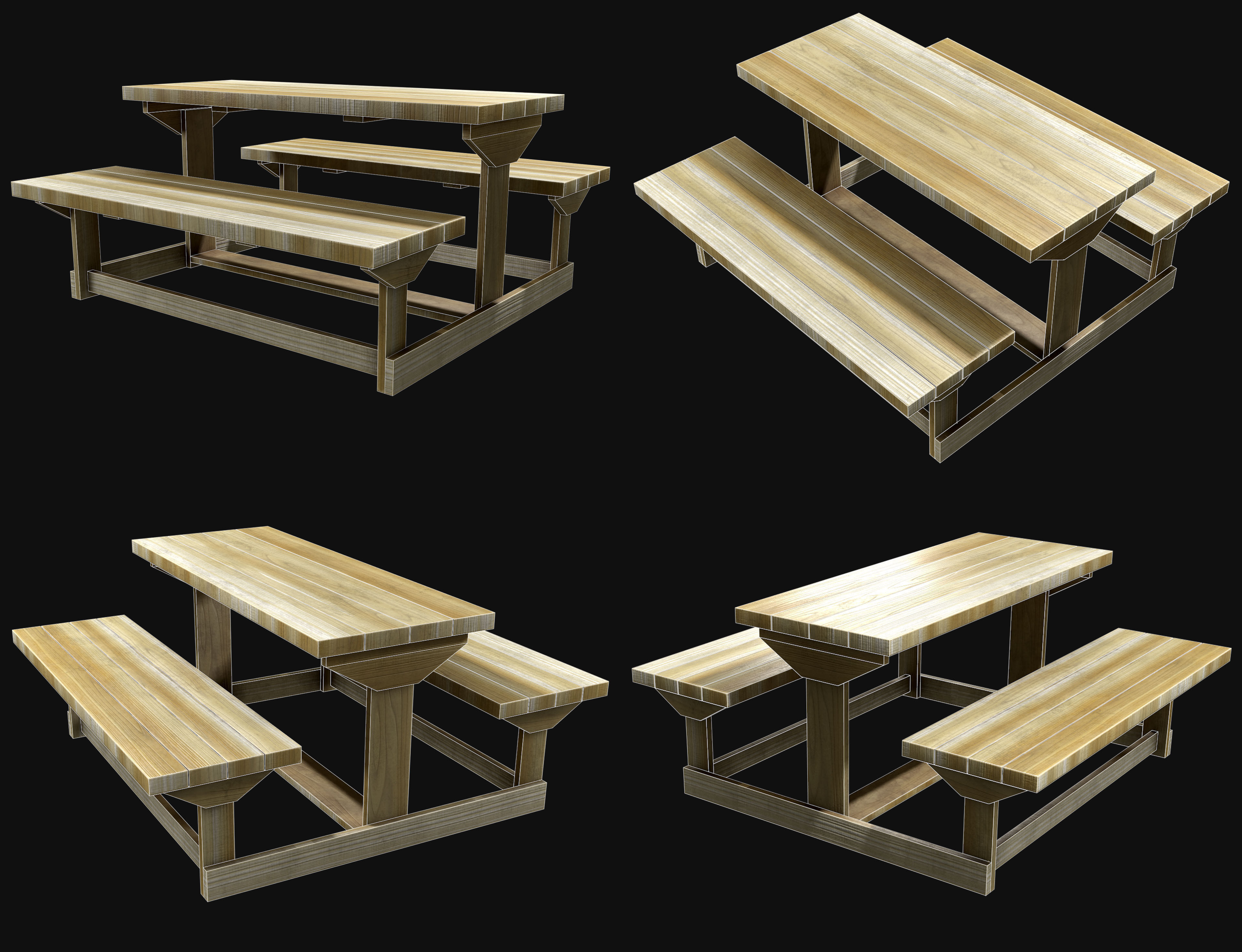 Picnic Bench Collection 1 _12