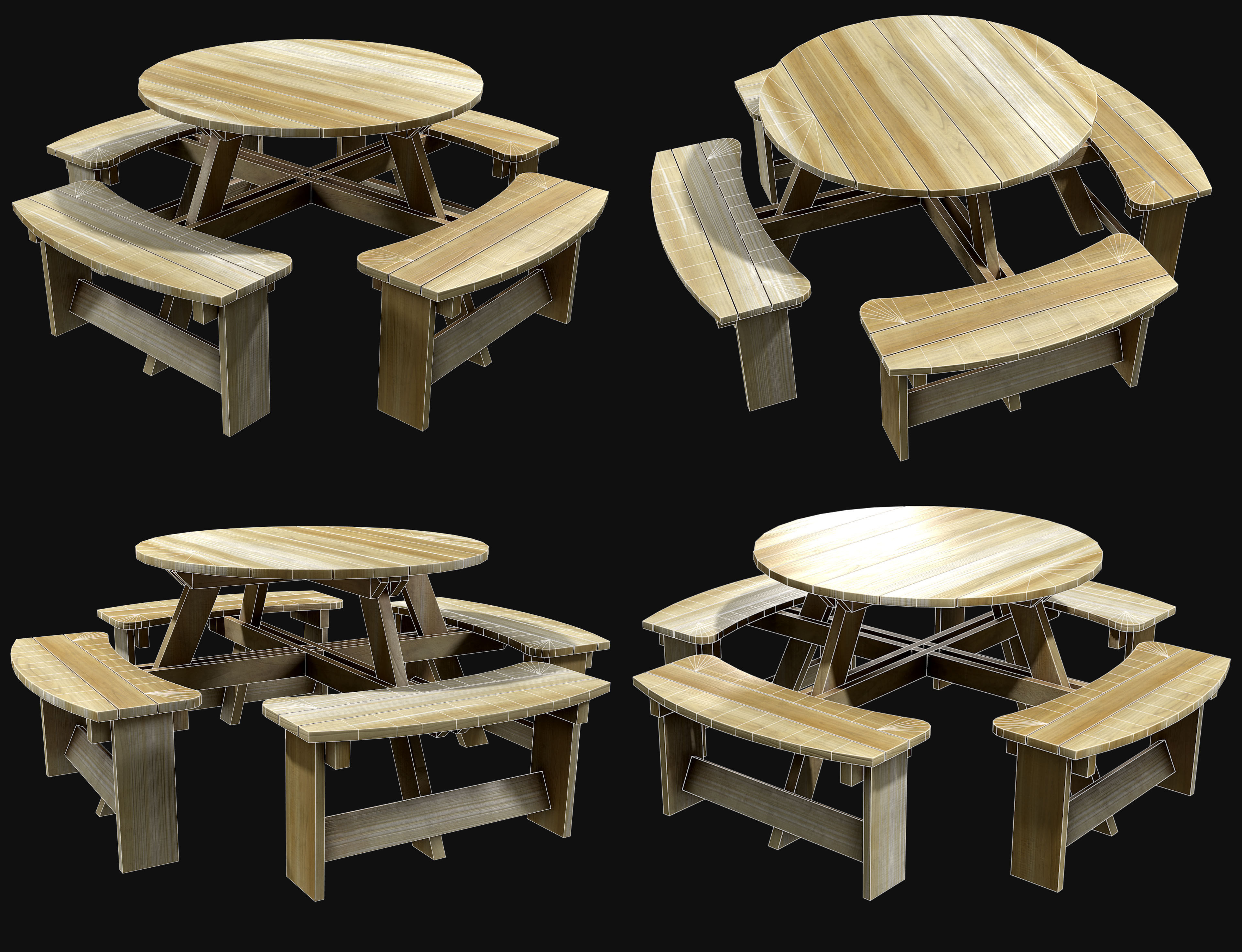 Picnic Bench Collection 1 _16