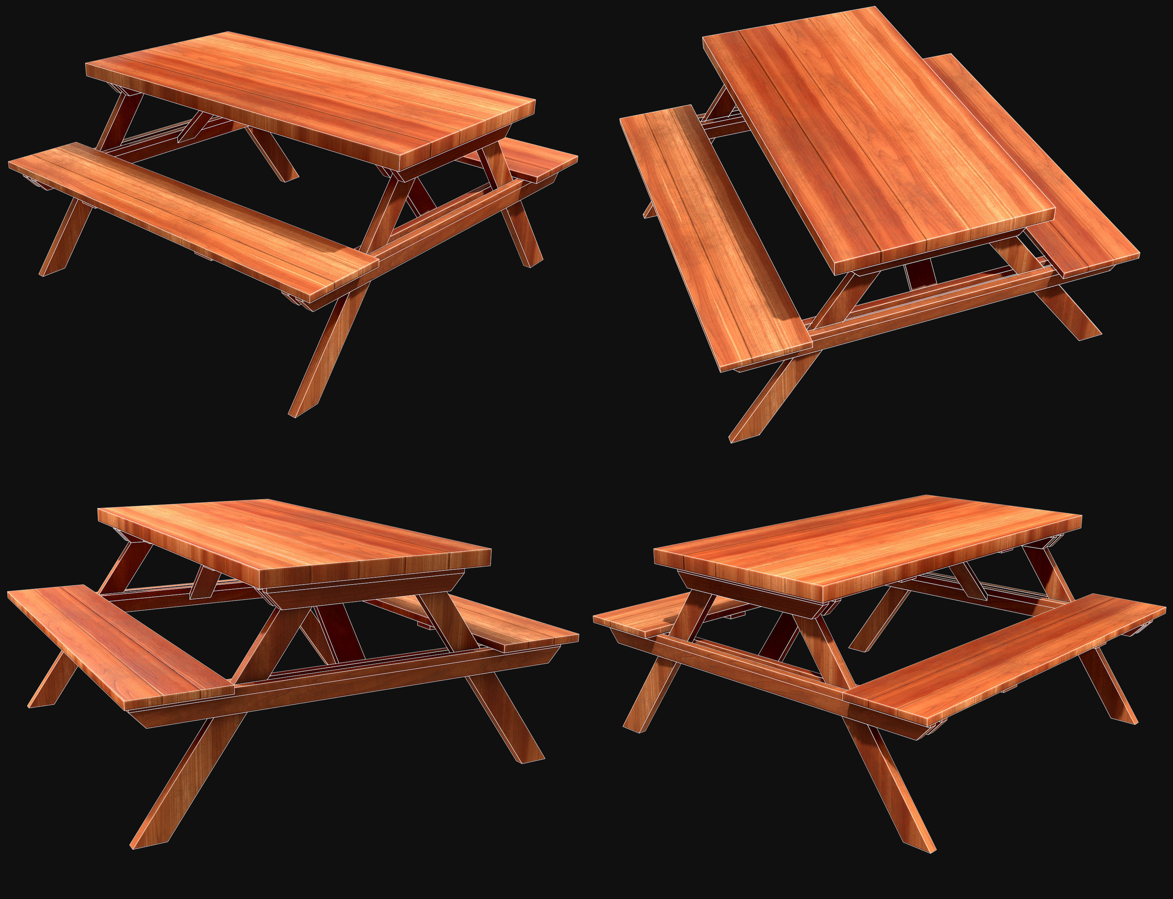 Picnic Bench Collection 1 _36