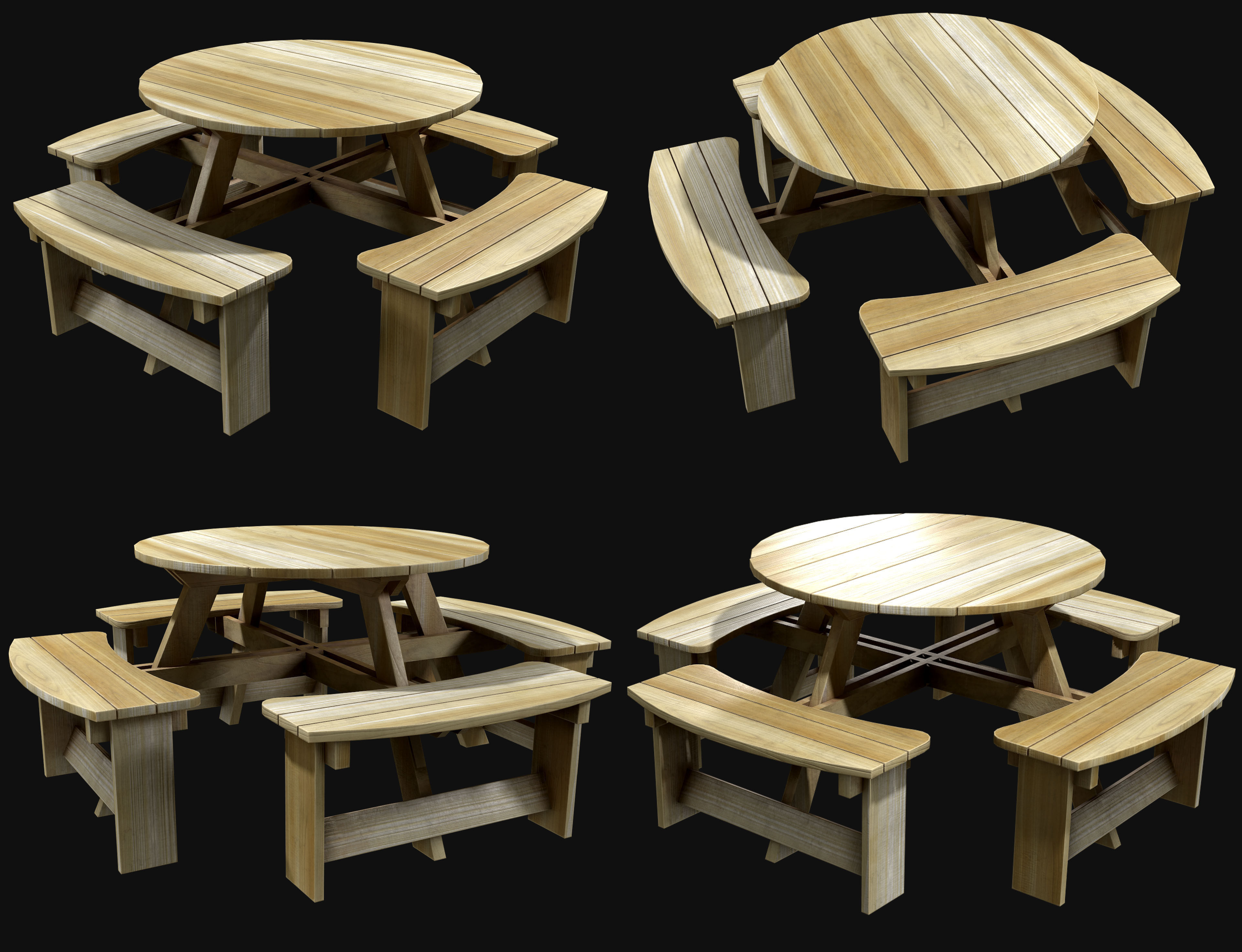 Picnic Bench Collection 1 _15